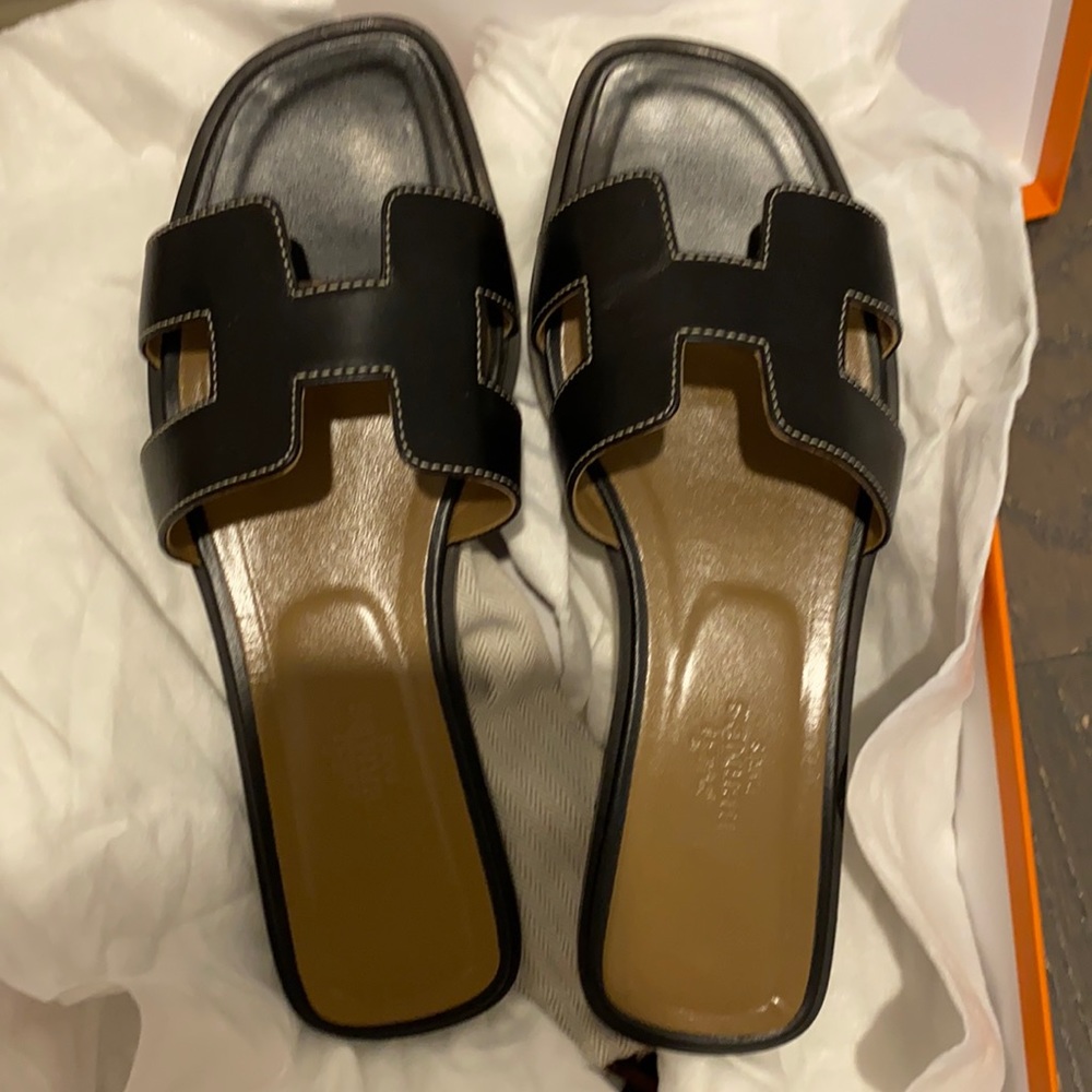 Hermes Oran Sandals